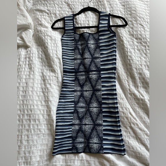 BCBG blue bandage dress - Picture 2 of 7